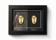 Abstract Artglass Shadowbox