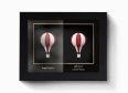 Acrylic Air Balloon Shadowbox