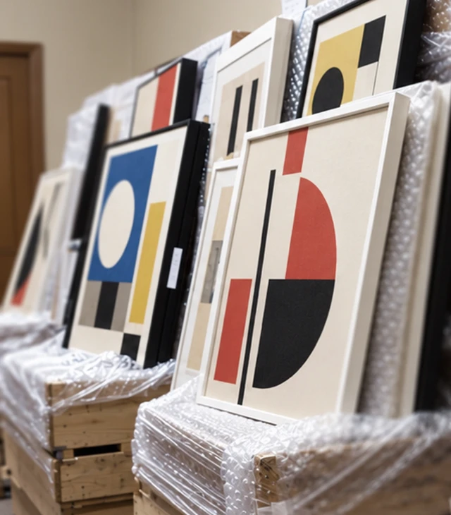 Travelling artworks