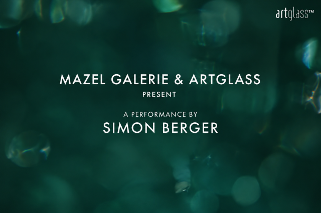 Simon Berger and Artglass at Mazel Galerie