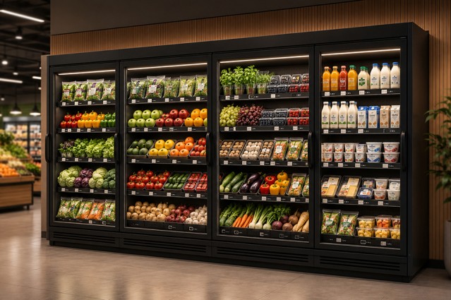 Supermarket cabinets