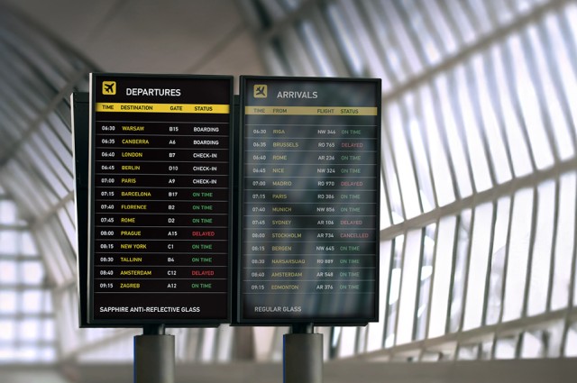 Passenger information displays