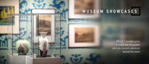 Premium glass for museum showcases